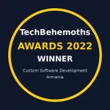 TechBehemoths Awards 2022 Winner Custom Software