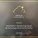 Oracle Data Platform Breakthrough Award
