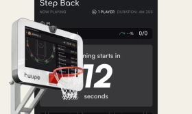 The worlds first smart basketball hoop