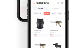 Paintball Gurus Marketplace Mobile E-commerce App
