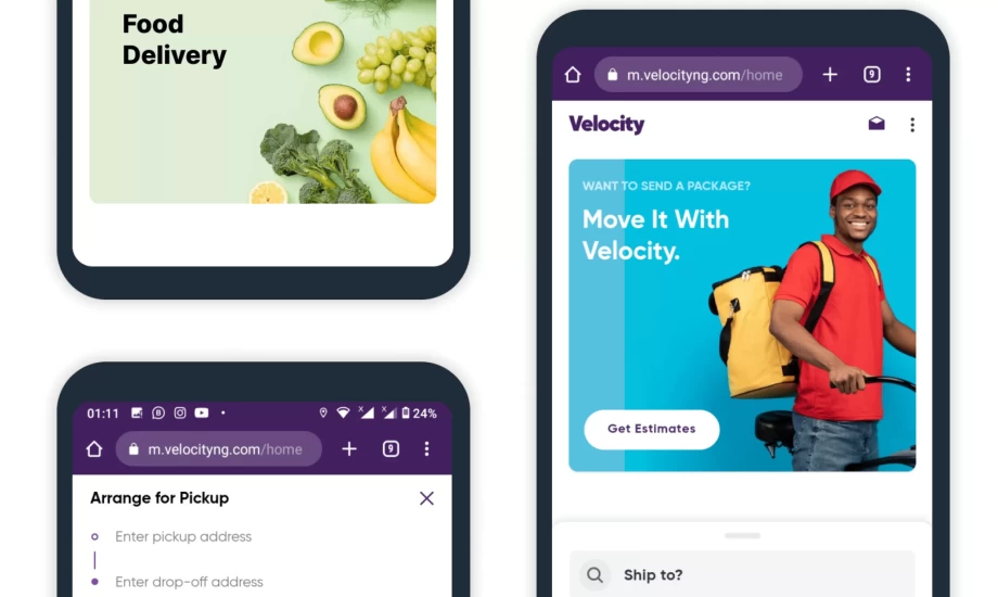 VelocityNG Web and Mobile Application