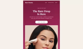 Self Care Sunday Email Template for Rare Beauty