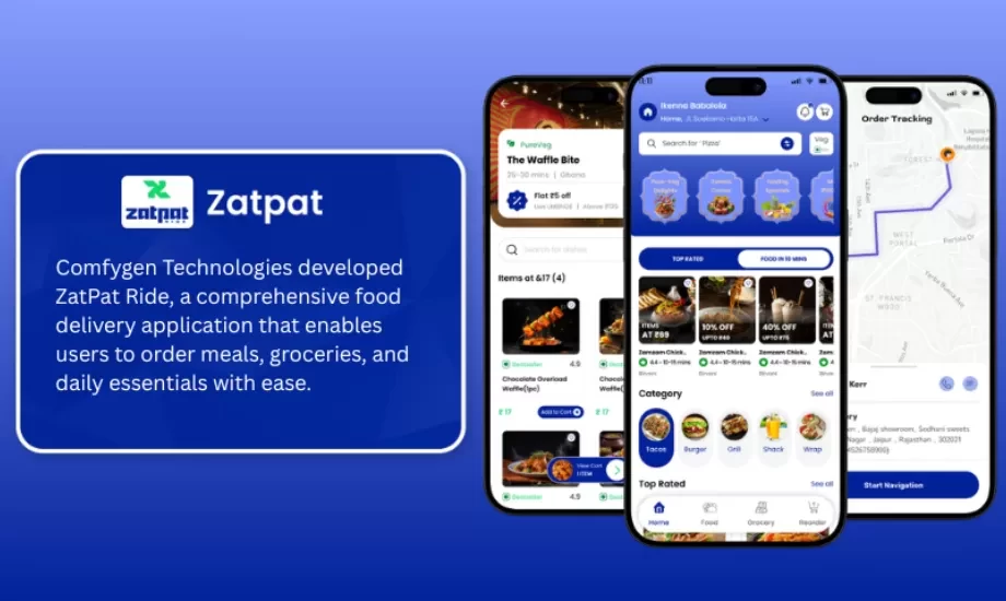 ZatPat Ride Food Delivery App