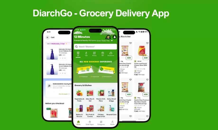 DiarchGo Grocery Delivery Mobile App