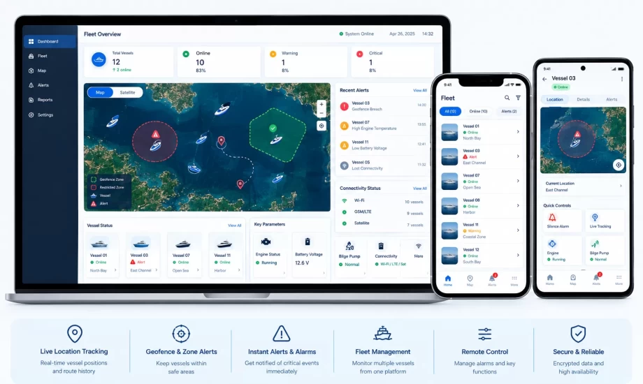 End-to-end yacht surveillance system 