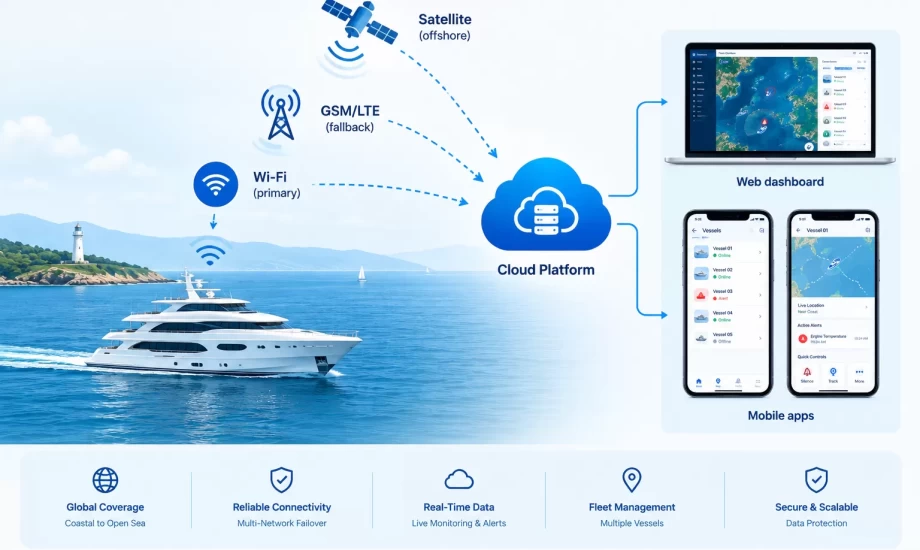 End-to-end yacht surveillance system 