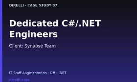 Dedicated Dot NET Engineers for Synapse Team