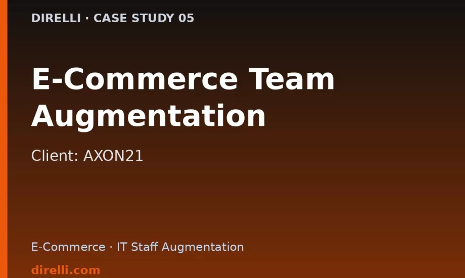 E-Commerce Team Augmentation for AXON21