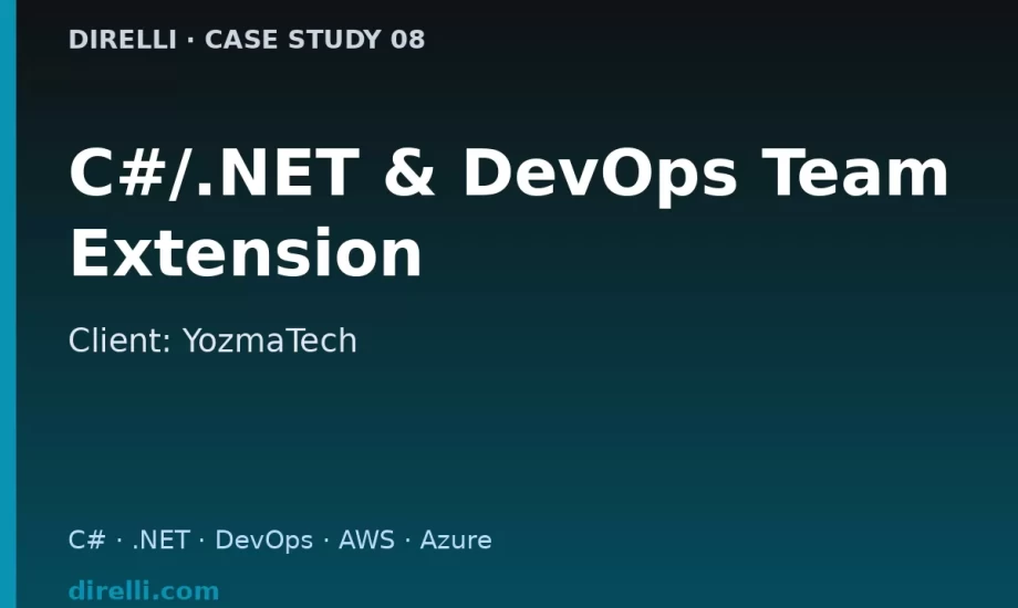 Dot NET and DevOps Team Extension for YozmaTech