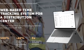 Web-based time tracking system