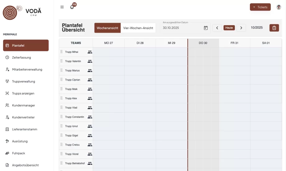 vCRM - Railway Operations Management Platform
