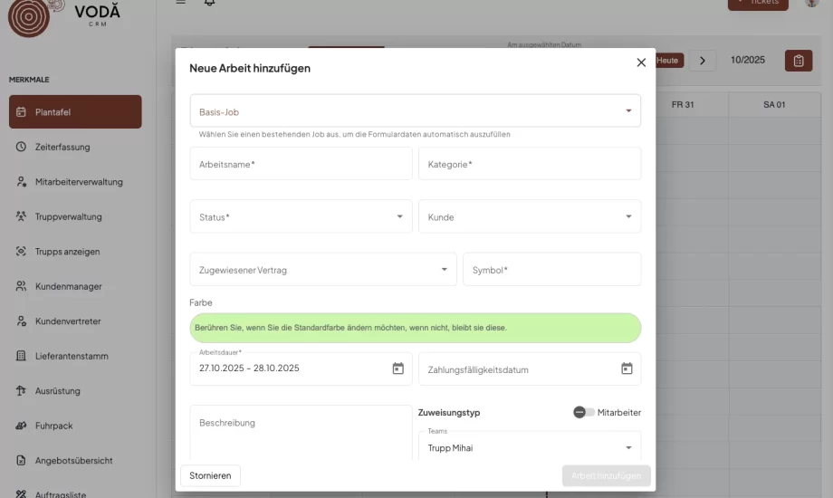 vCRM - Railway Operations Management Platform