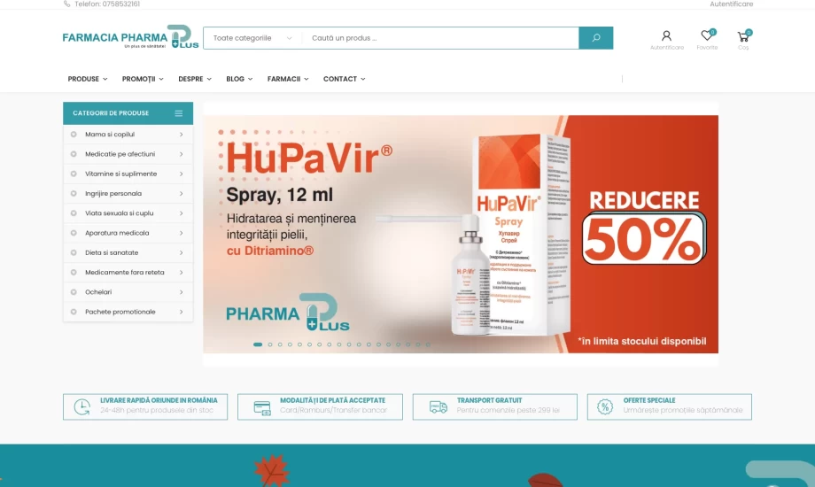 PharmaPlus - Online Pharmacy and Stock System