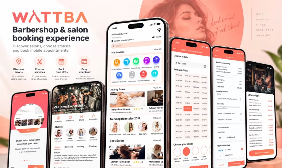 WATTBA  Barber Booking  Appointment Management App