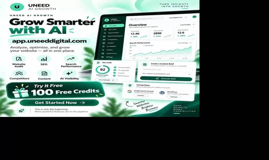 UNEED AI Growth AI SEO Automation SaaS