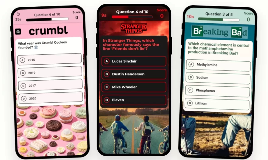 Trivia Question Builder for Events