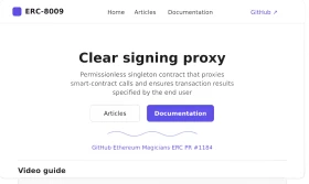 ERC8009 - A proposed Ethereum standard