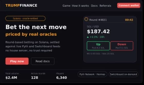 Meme token with oracle-settled betting