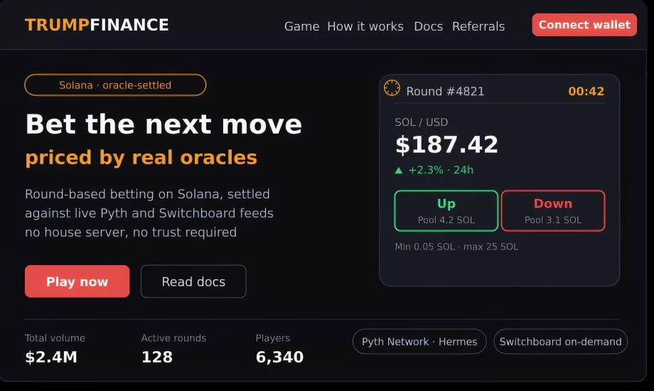 Meme token with oracle-settled betting