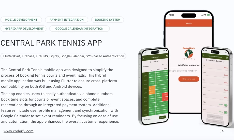 Mobile App for Court Booking