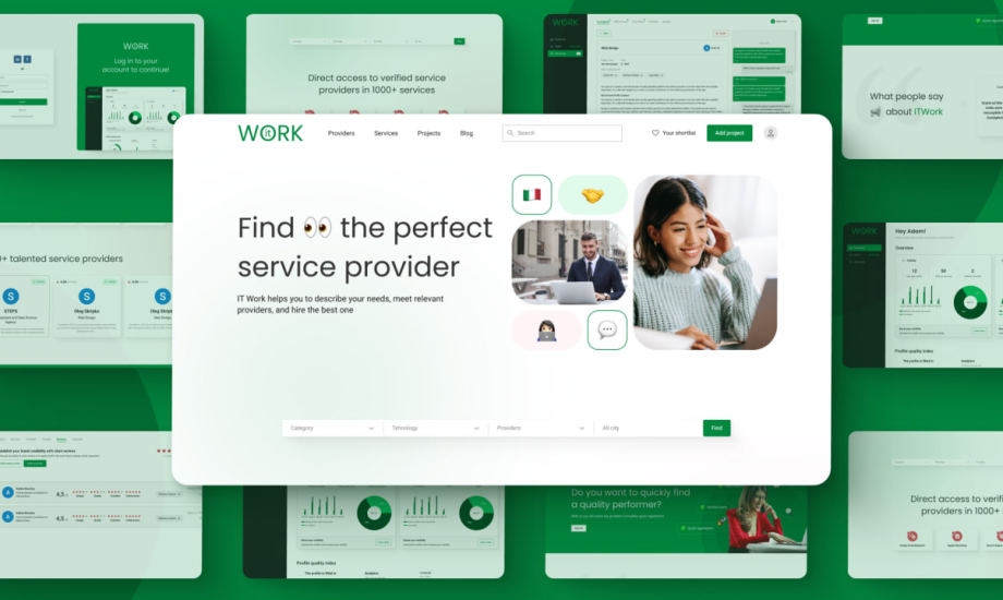 Web service for finding jobs in Italy