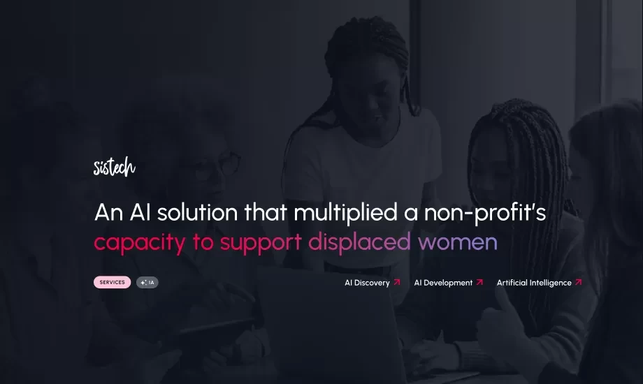 AI solution for displaced women