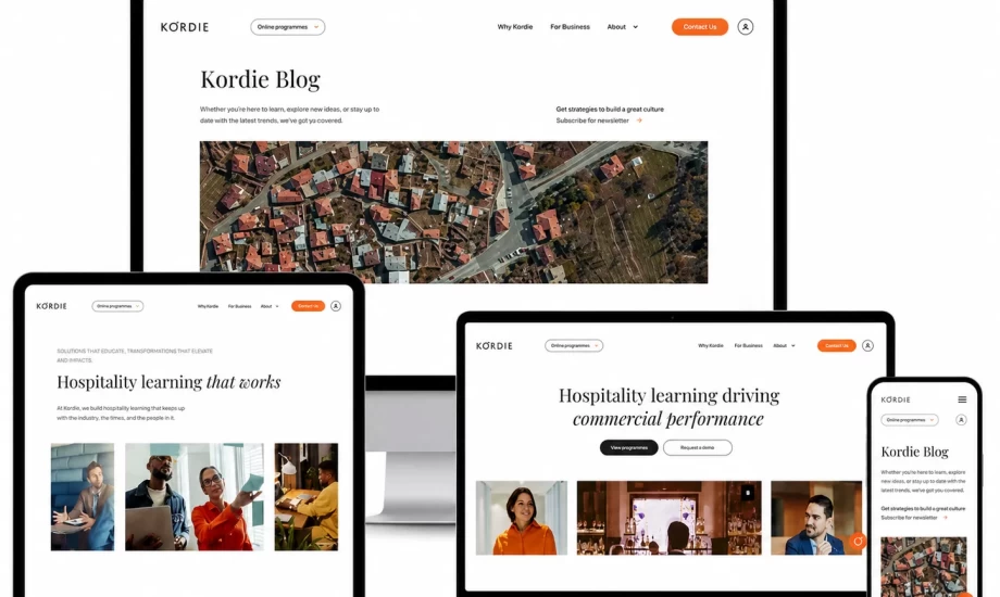 Kordie Smart Learning for Hospitality