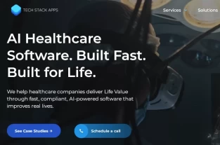 techstackapps.com homepage