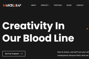 marcelheap.com homepage