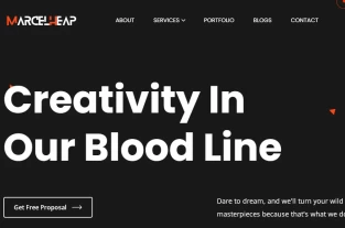marcelheap.com homepage