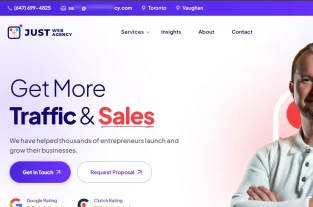 justwebagency.comhomepage