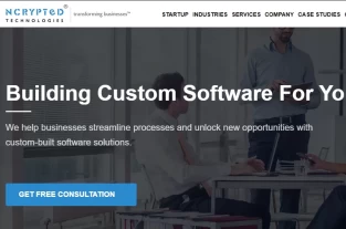 ncrypted.com homepage