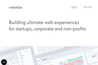webalize.me homepage