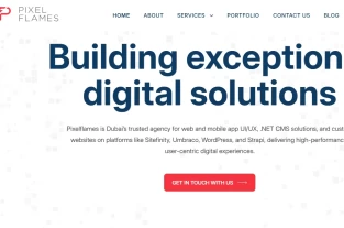 pixelflames.com homepage