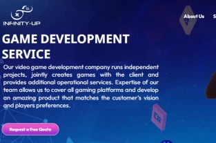 infinityup.org homepage