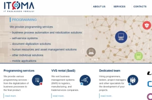 itoma.lt homepage
