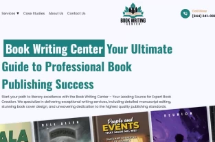bookwritingcenter.com homepage