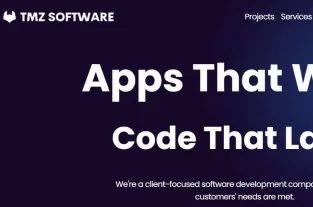 tmz-software.com homepage