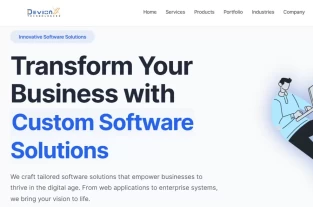 devionx.com homepage