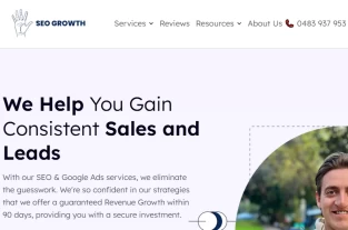 seogrowth.com.au homepage