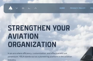 vola.aero homepage