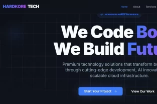 hardkore.tech homepage