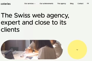 coteries.com homepage