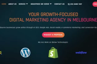 melbournewebdigital.com.au homepage